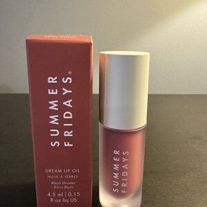 Summer Fridays Dream Lip Oil Blush Dreams 4.5 ml .14 oz Full Size NIB